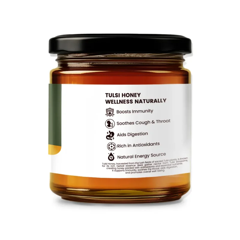 Natural Tulsi Honey 315gms - Image 2
