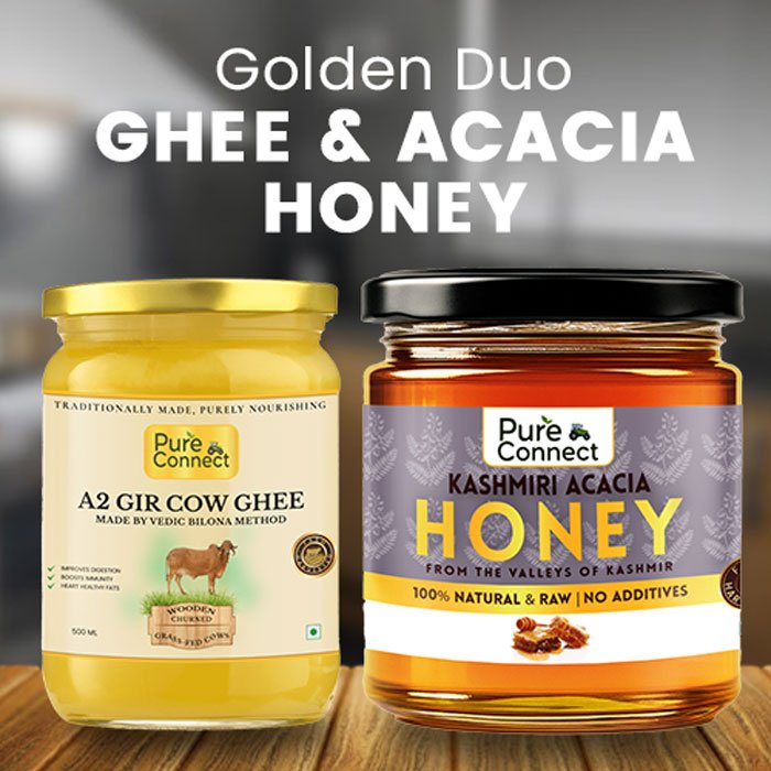 Golden Duo – Ghee & Acacia Honey